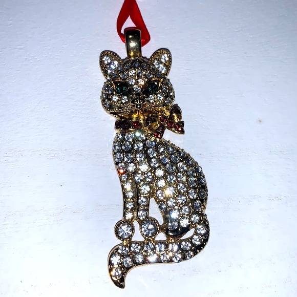Monet 2020 crystal cat ornament - Picture 2 of 6